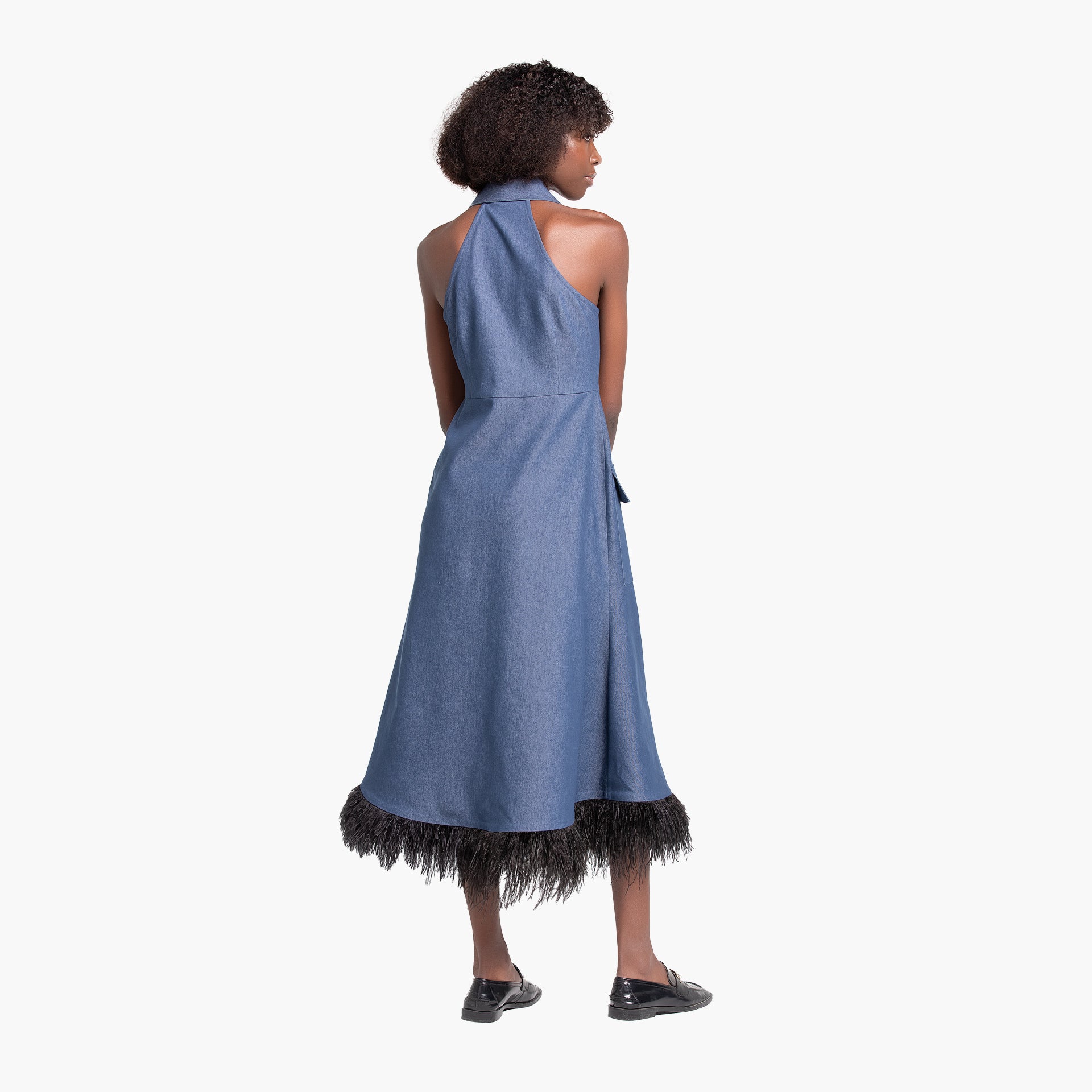 Classic Denim Dress by Lili Blanc