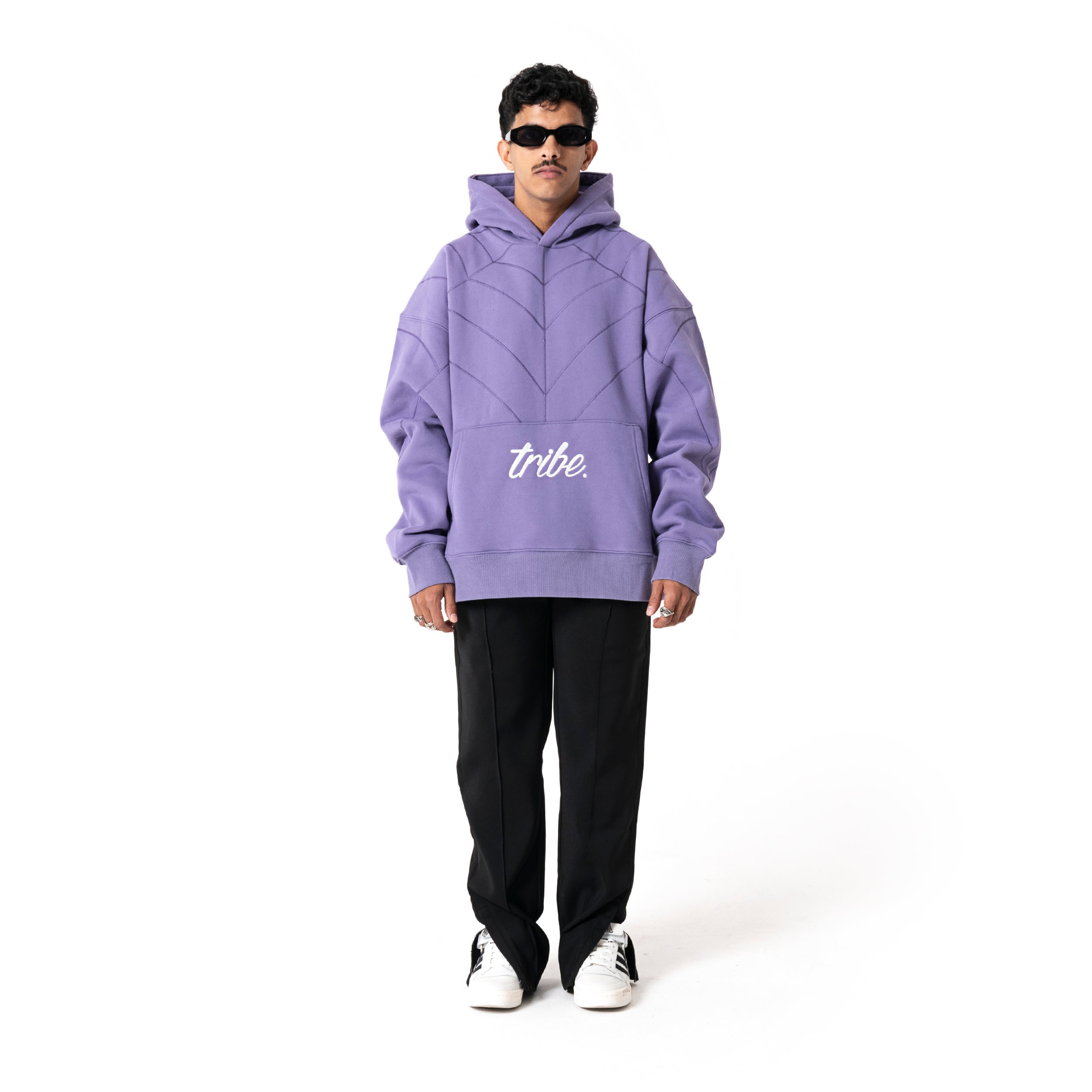 Purple web hoodie From Tribe