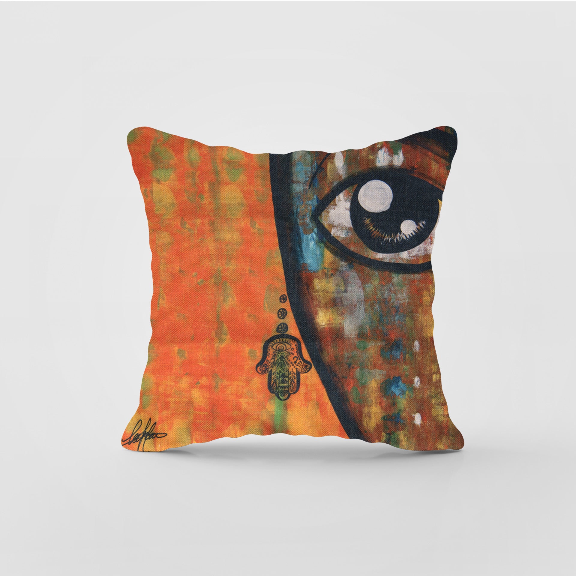 Eye Of The Desert Cushion Cover By Dar Alfann - WECRE8