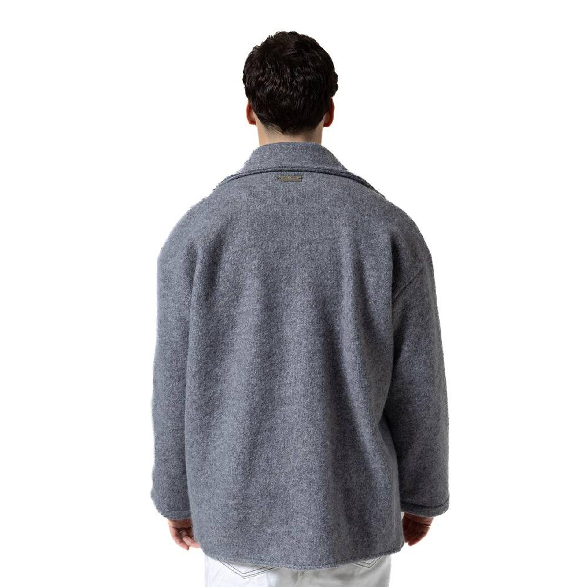 Gray Baggy Jacket From Hajruss - WECRE8