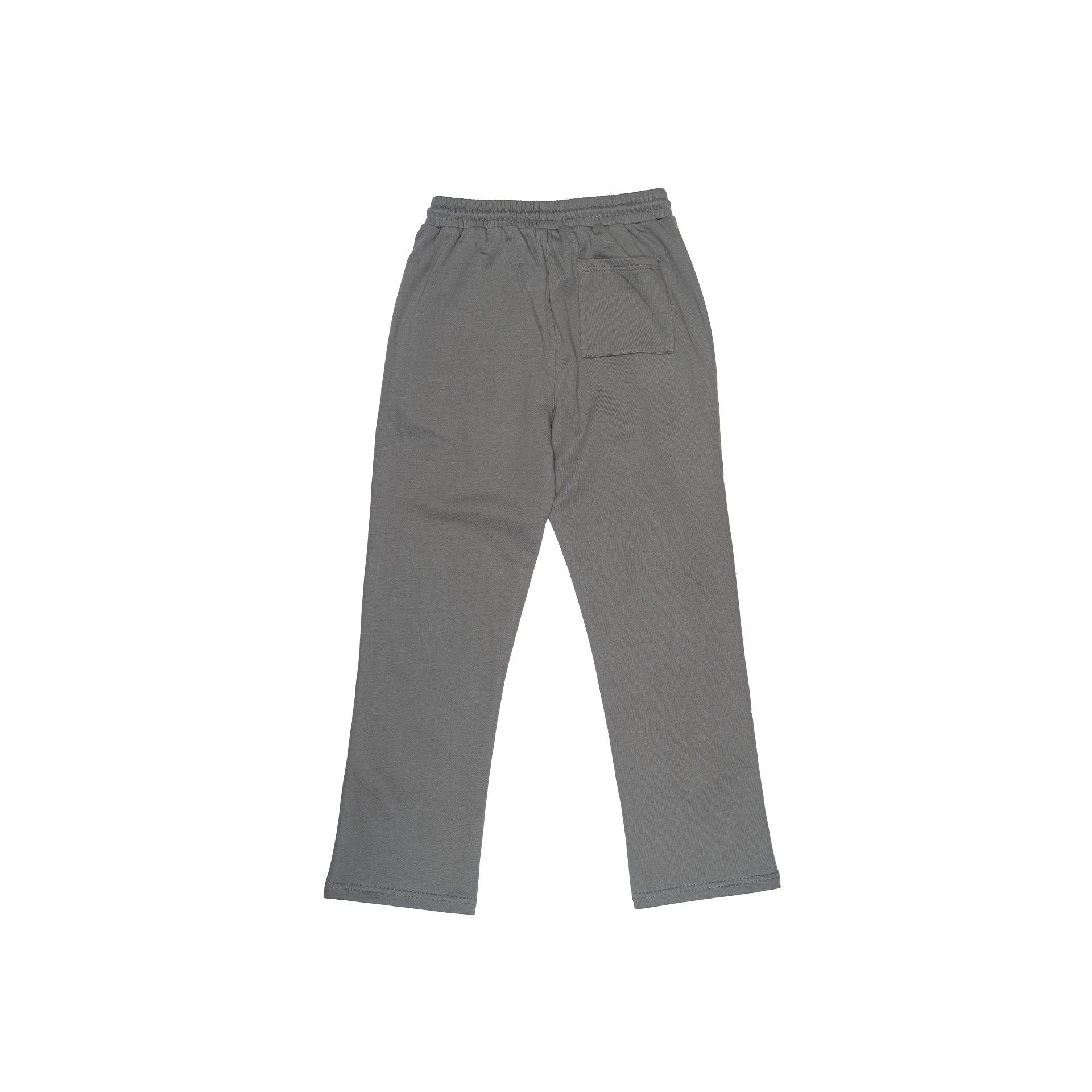 Gray Cotton Sweatpants by Brandtionary - WECRE8