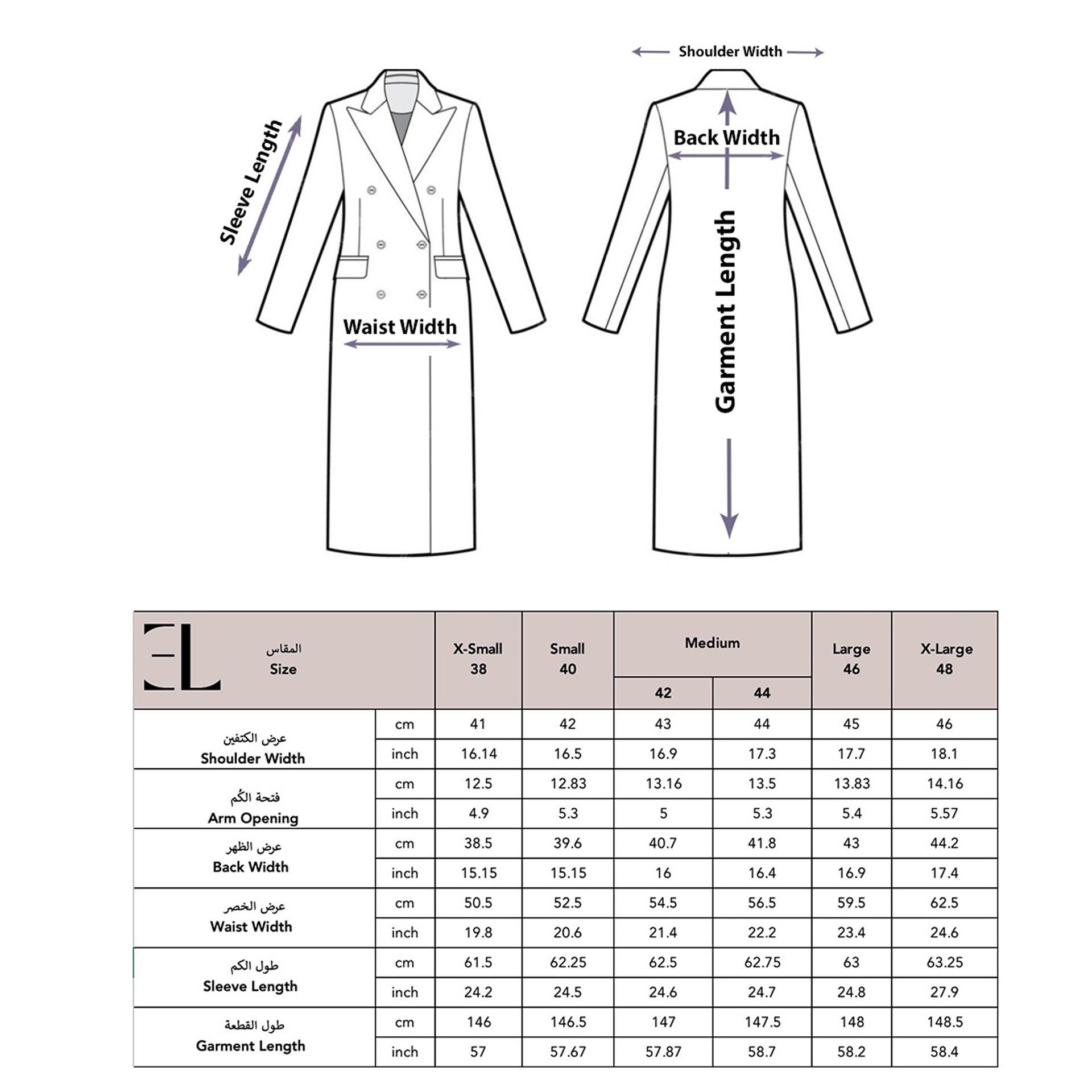 Gray Crepe Suit Abaya From Elanove - WECRE8