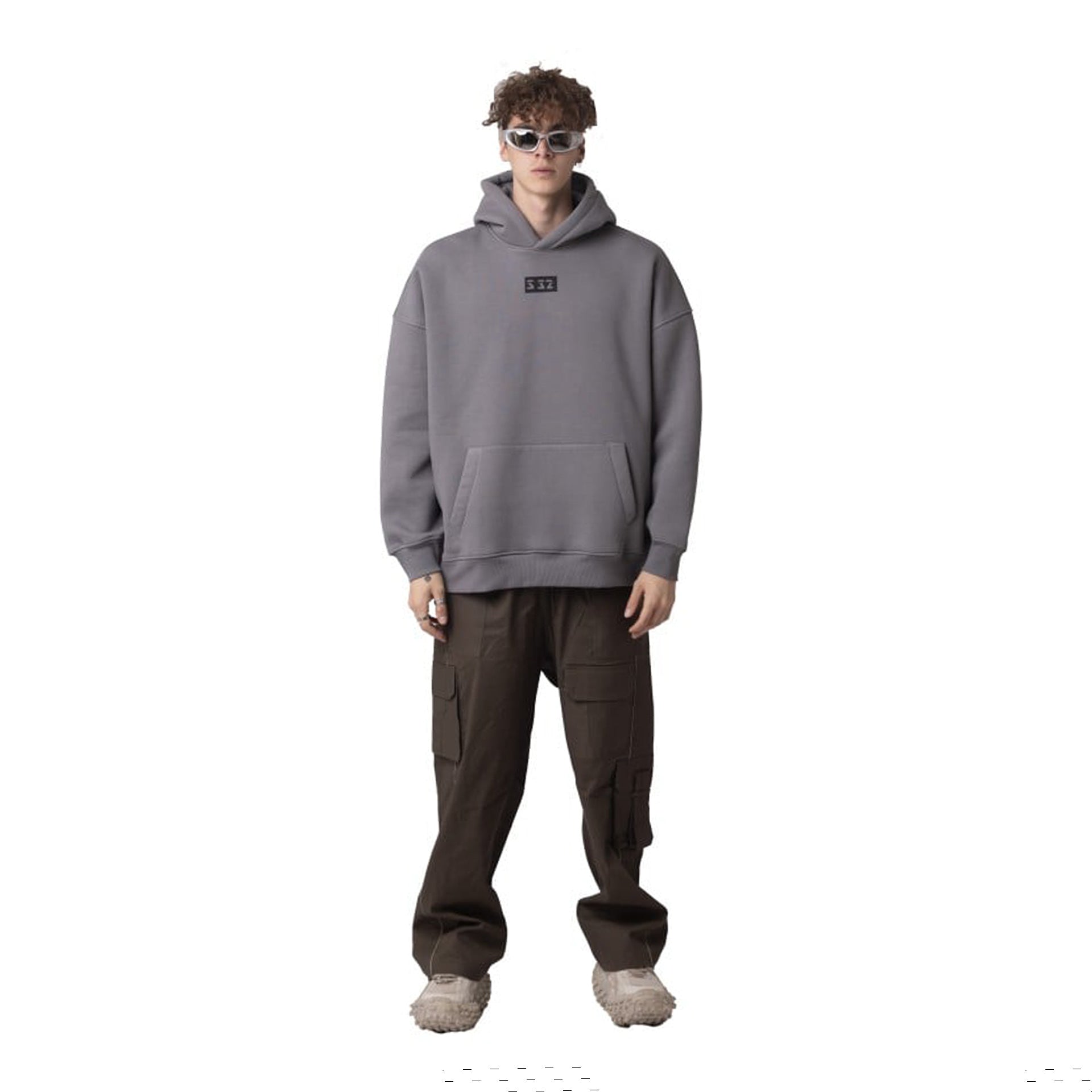 Light Gray Pullover Hoodie From S32
