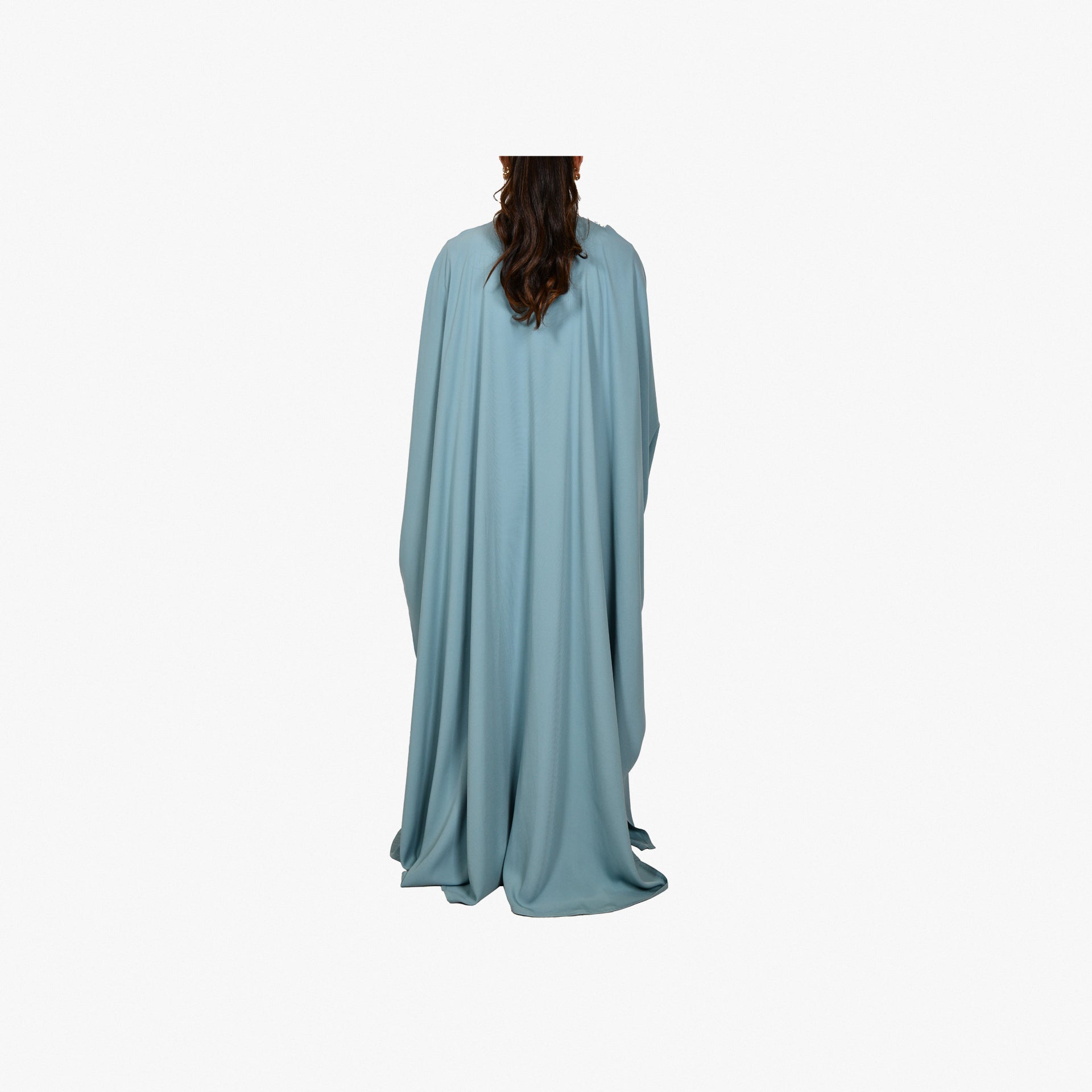 Light Blue Johara Abaya From Bisht Design - WECRE8