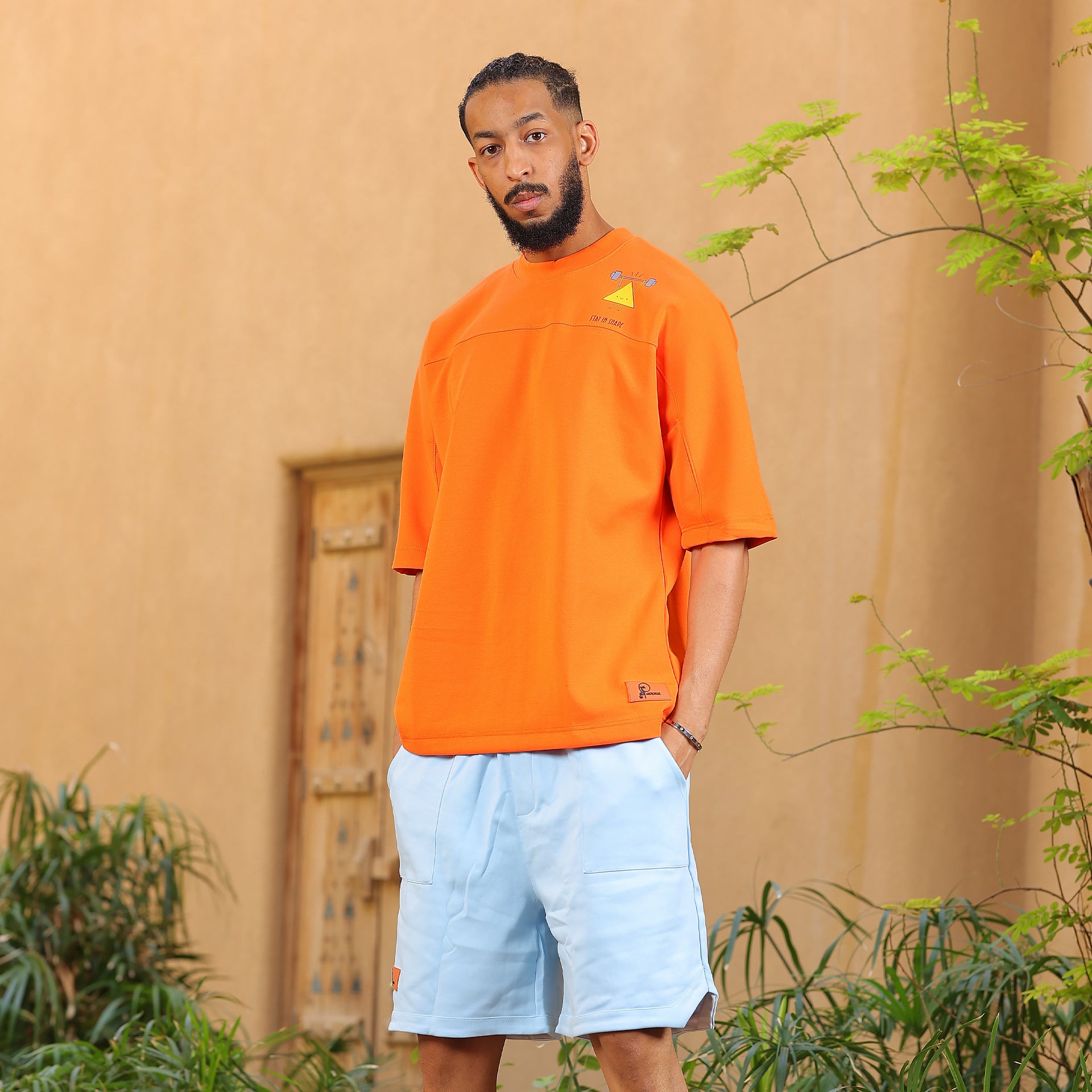 Light Blue Shorts From Pavone - WECRE8