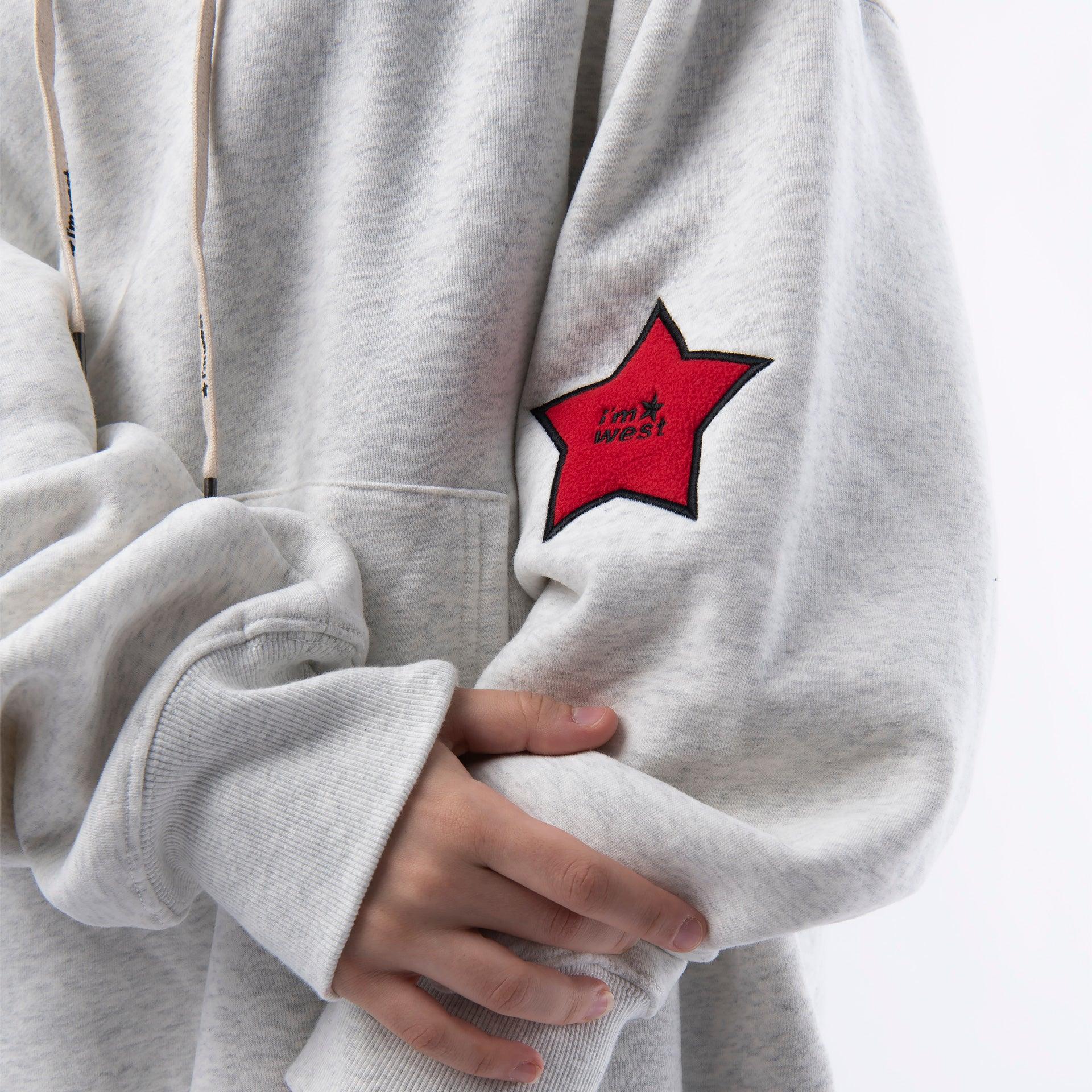 Light Grey Fake Hoodie From I'm West - WECRE8