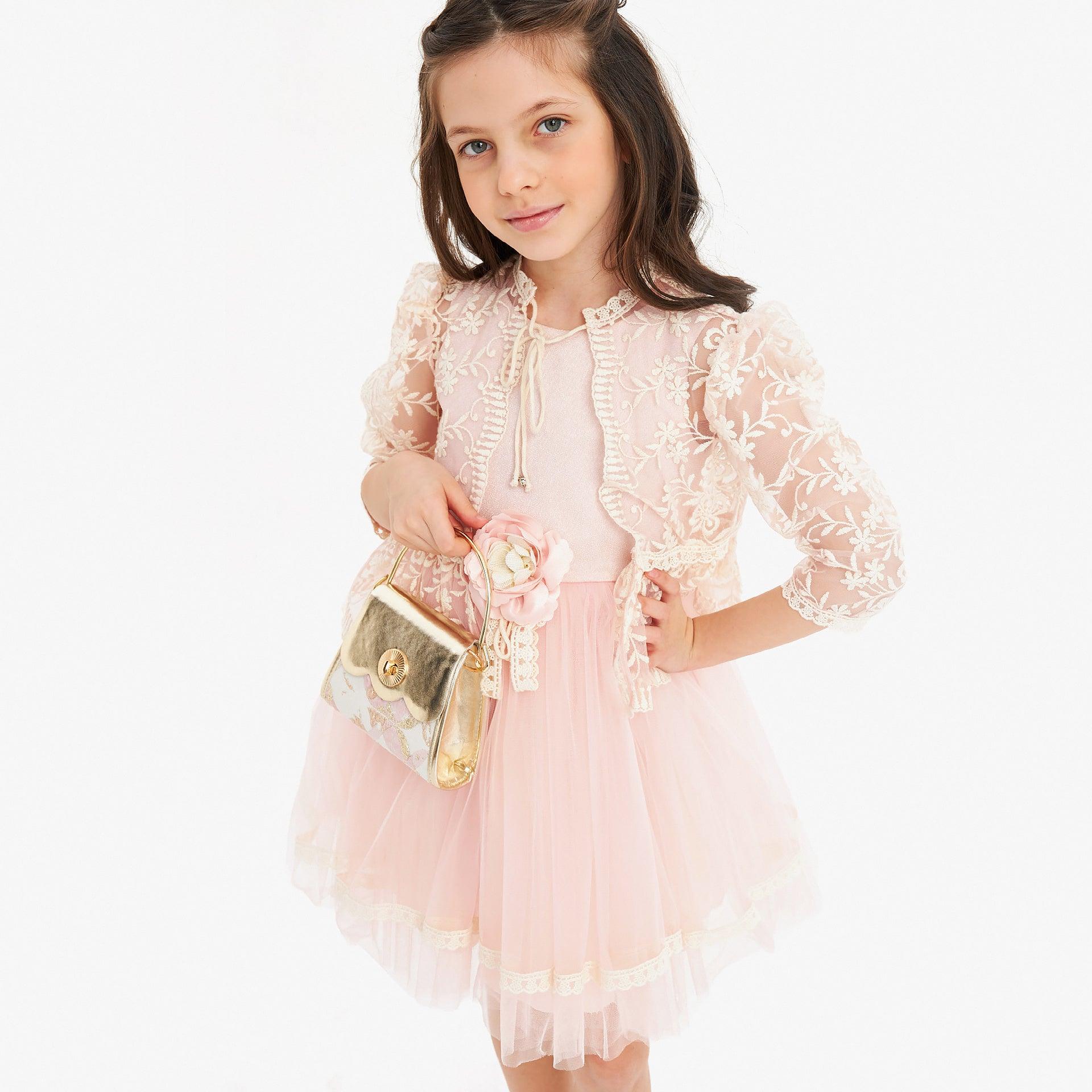 Light Pink Kids Dress By Wecre8 - WECRE8