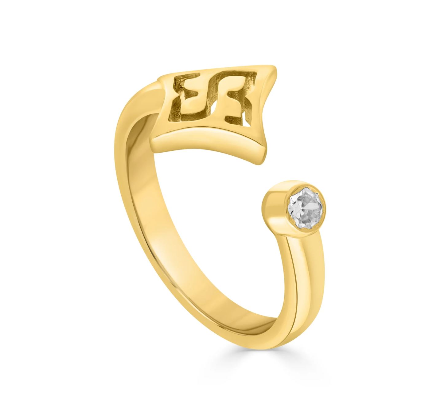 Gold Motif Ring From Le Soleil