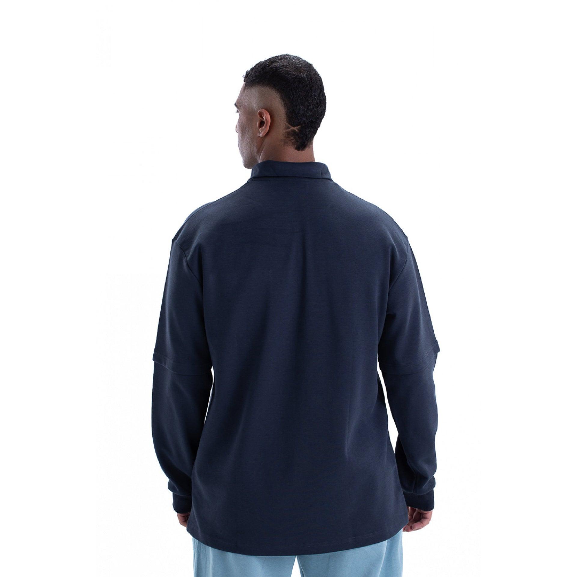 Navy Blue Sweatshirt By Weaver Design - WECRE8