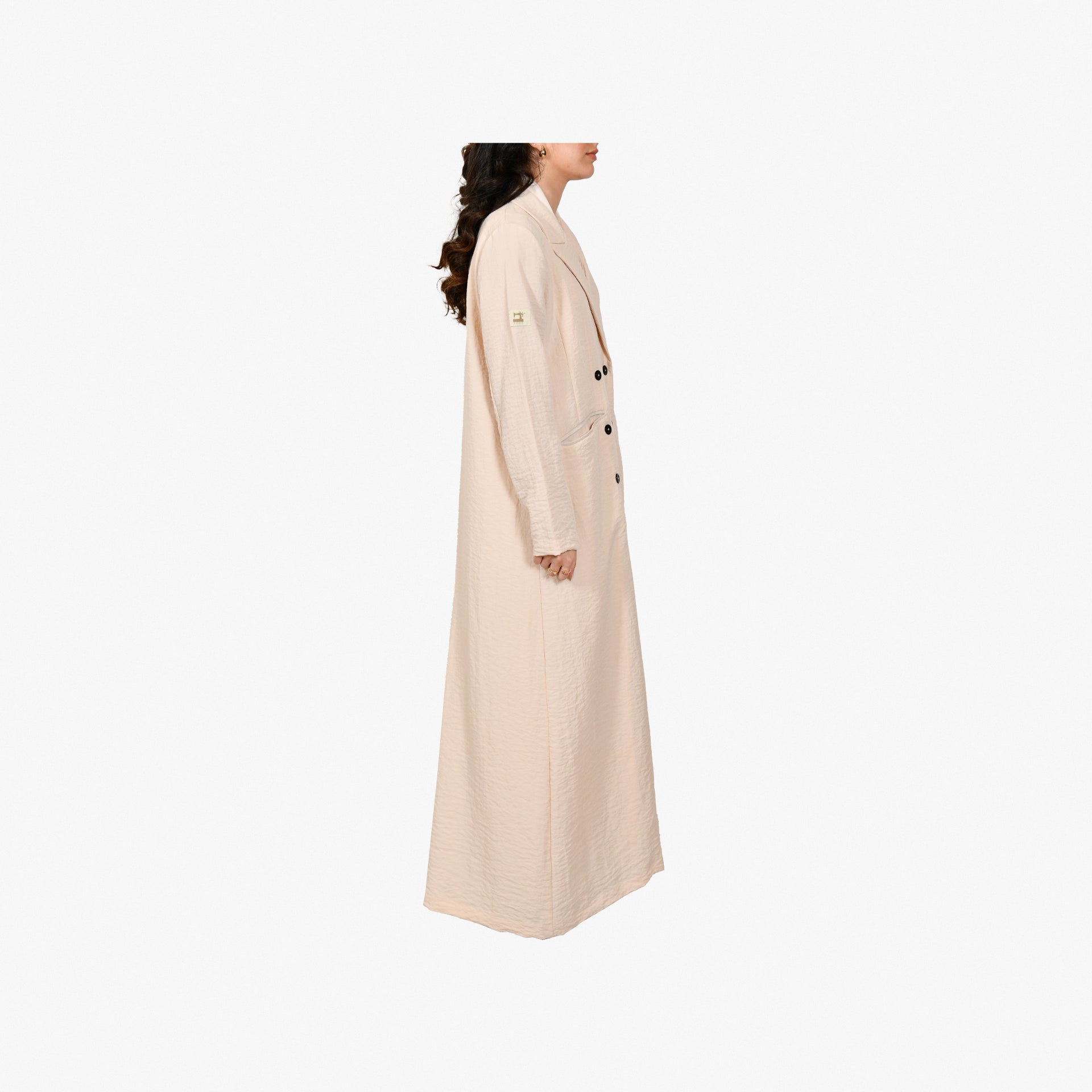 Off White Suit Abaya From Darzah - WECRE8