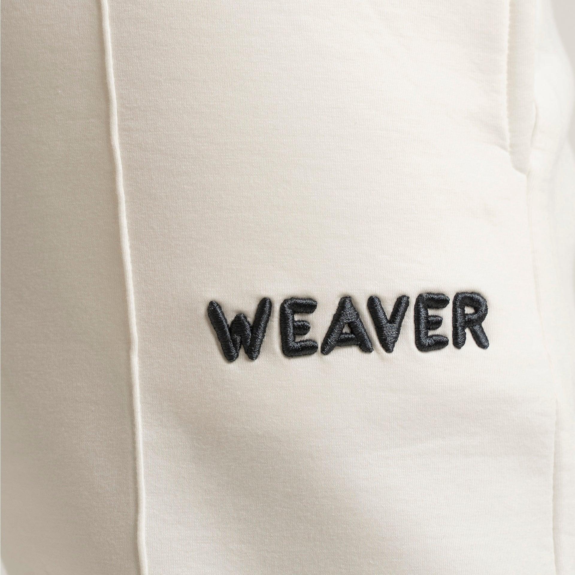 Off-White Unisex Pants From Weaver Design - WECRE8