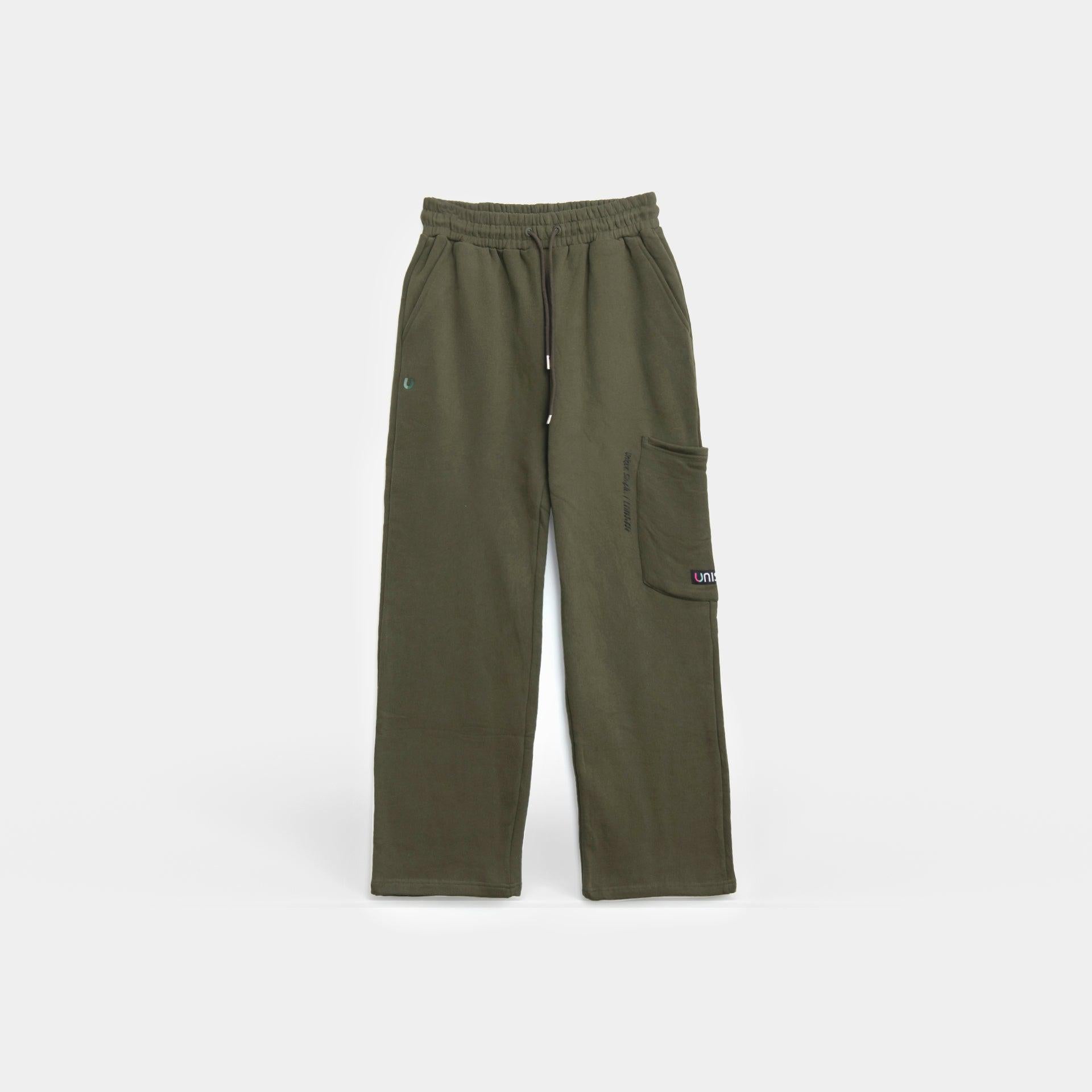 Olive Green Sweatpants From Unisi - WECRE8