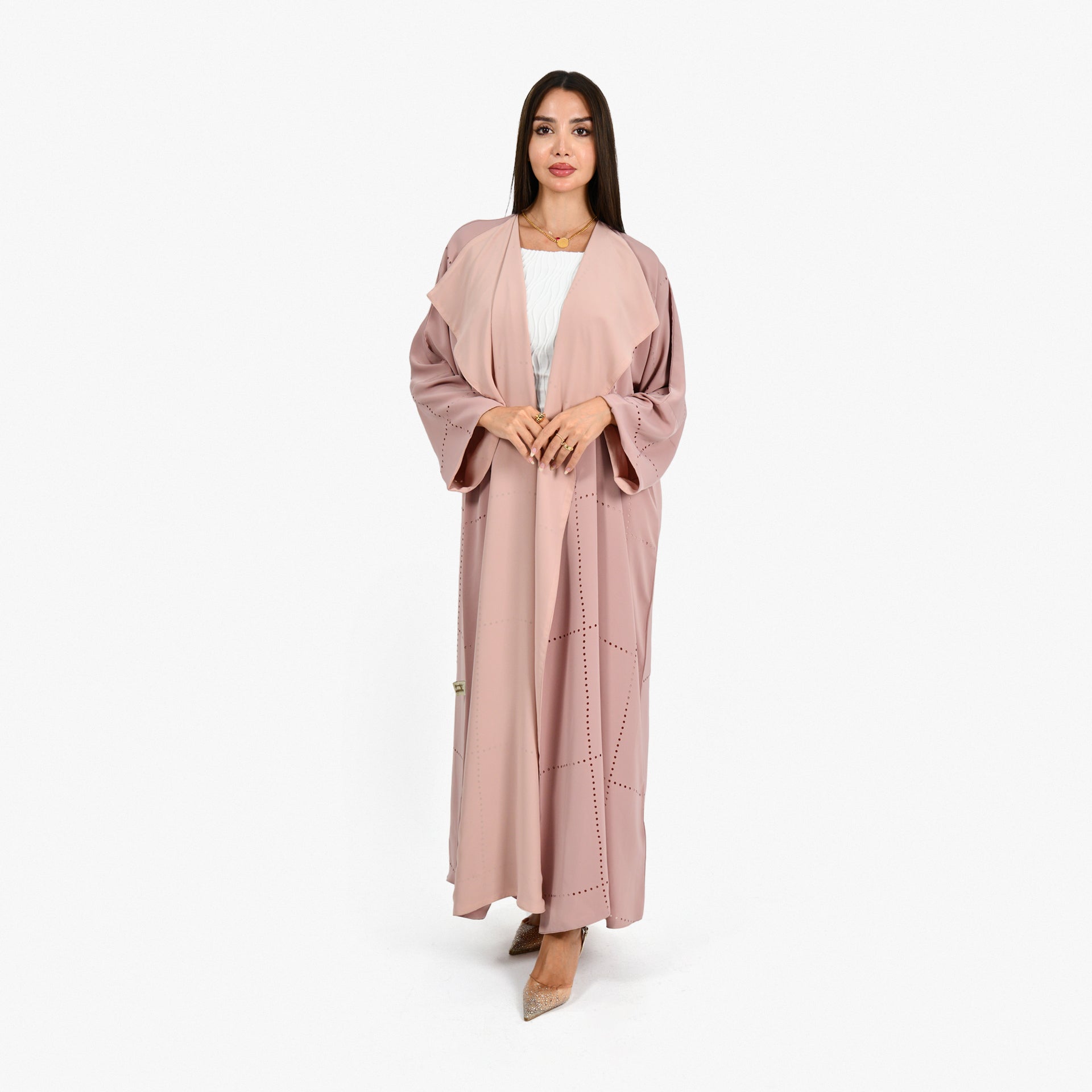 Pink Abaya From Darzah - WECRE8