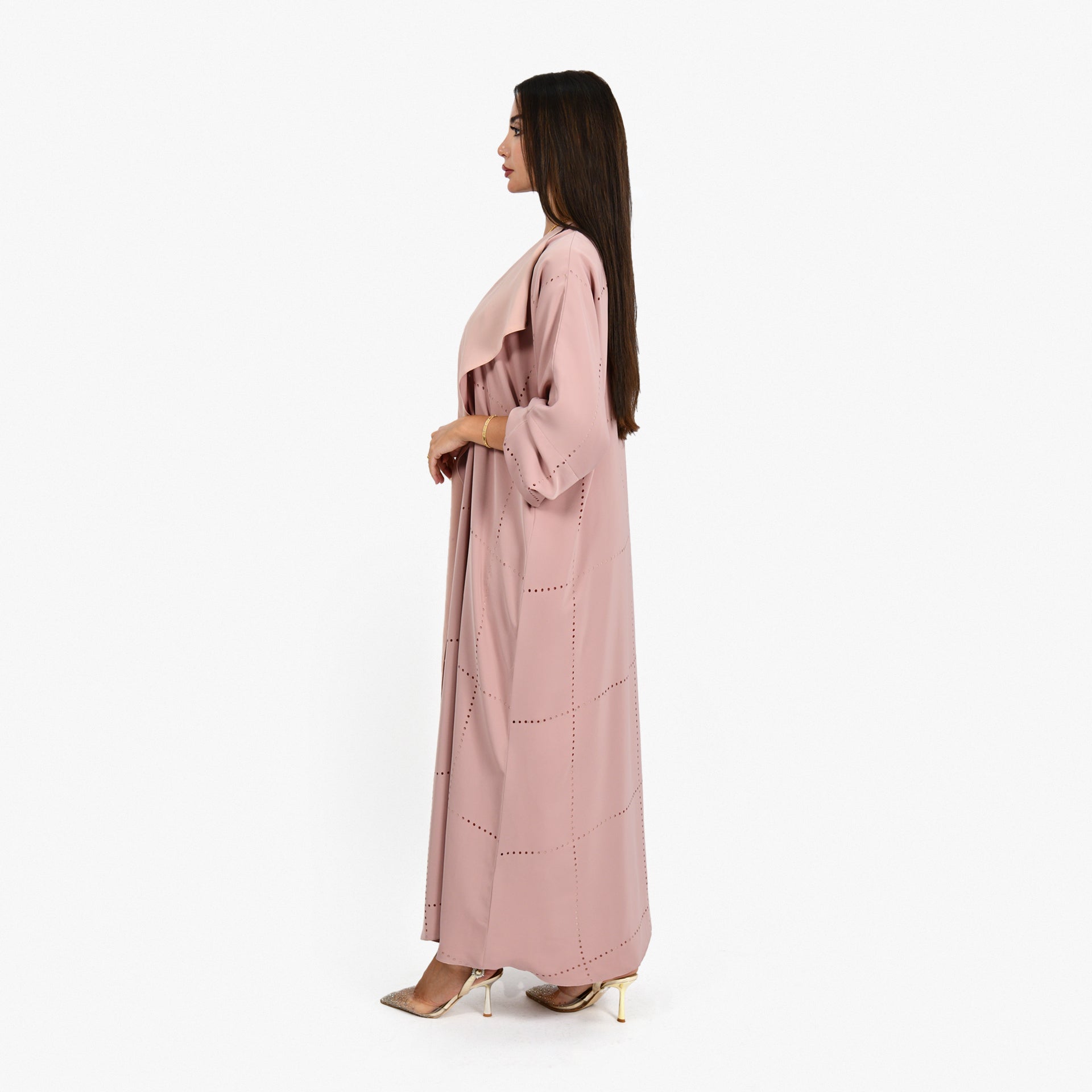 Pink Abaya From Darzah - WECRE8