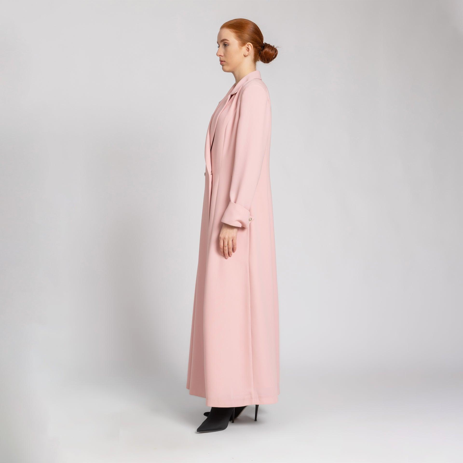 Pink Crepe Suit Abaya From Elanove - WECRE8