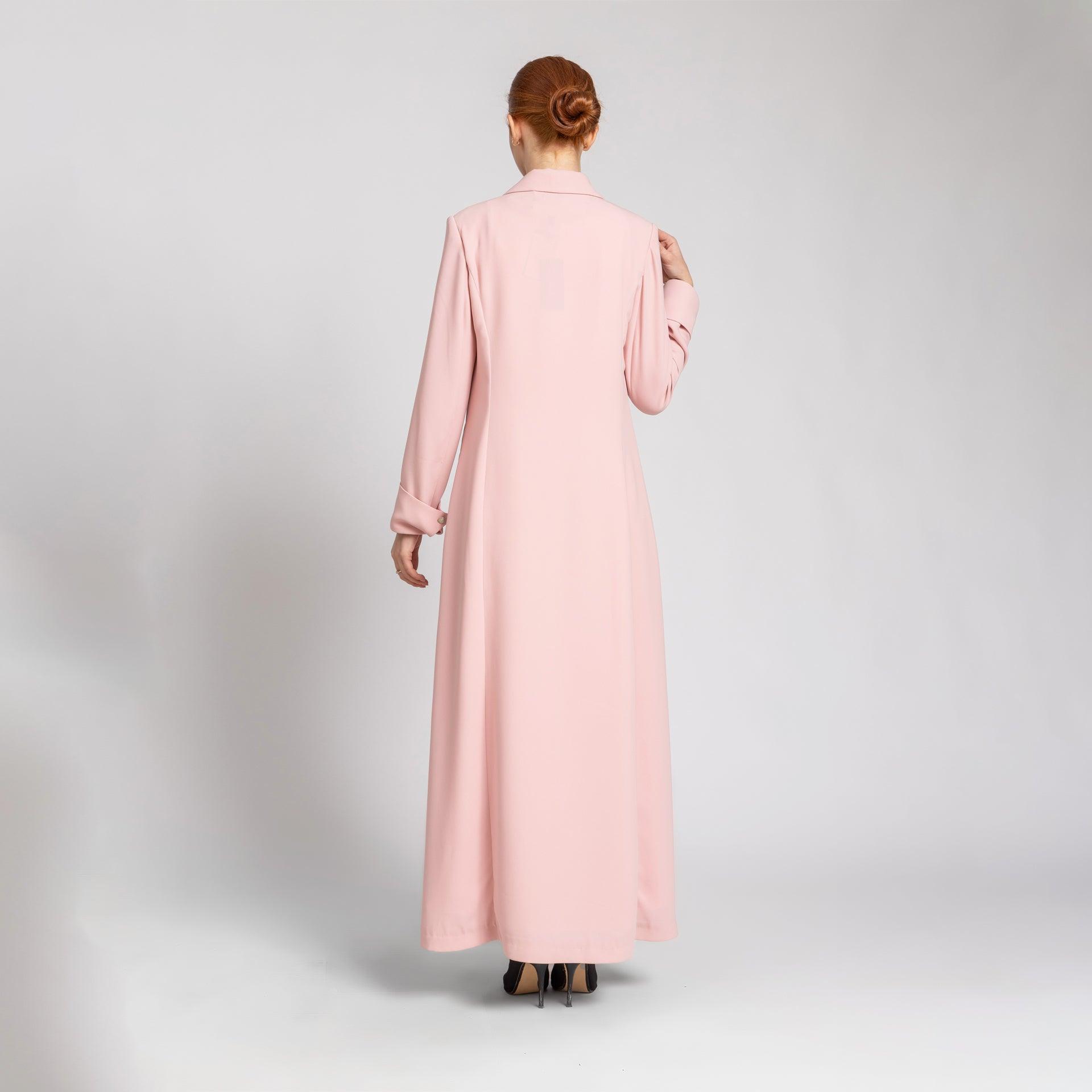 Pink Crepe Suit Abaya From Elanove - WECRE8