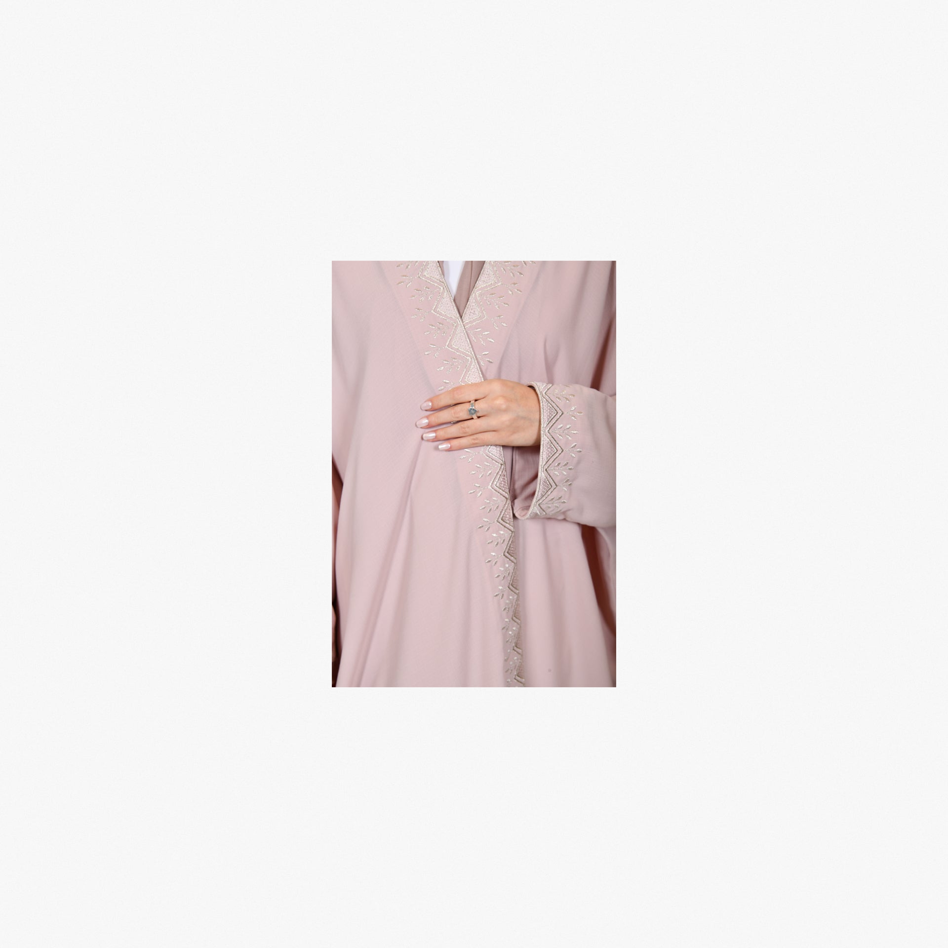 Pink Hijazi Abaya From Bisht Design - WECRE8