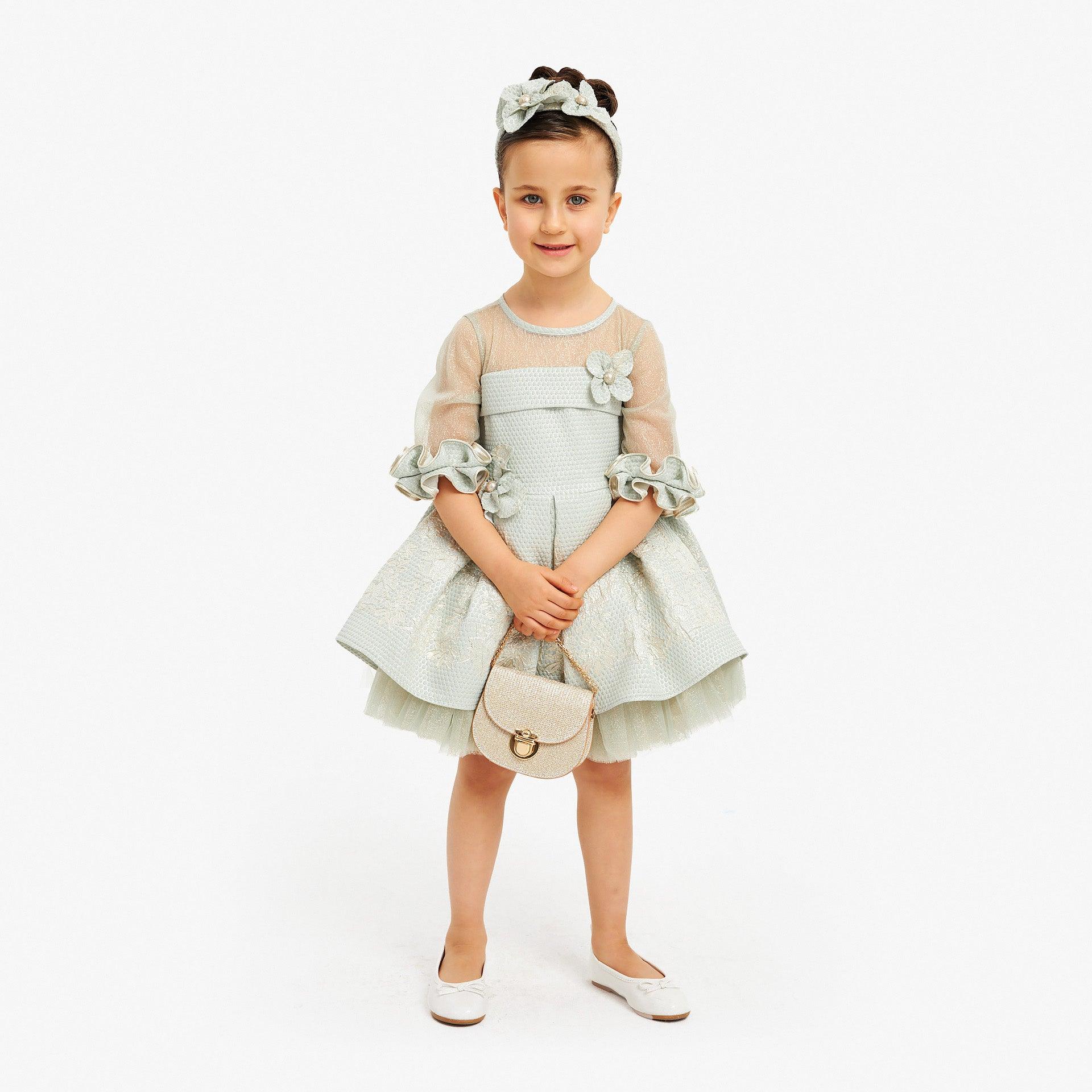 Pistachio Kids Dress By Wecre8 - WECRE8