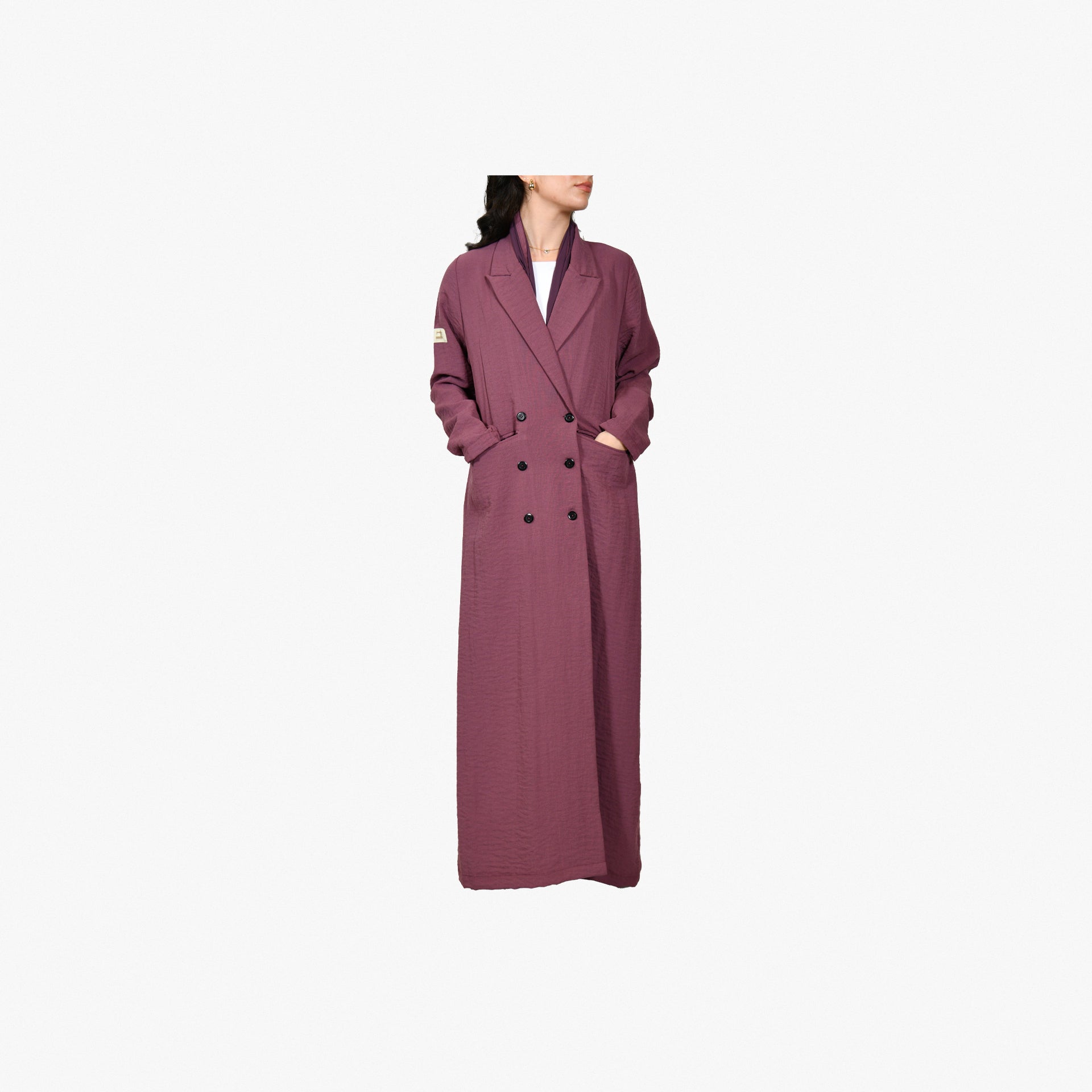 Purple Suit Abaya From Darzah - WECRE8