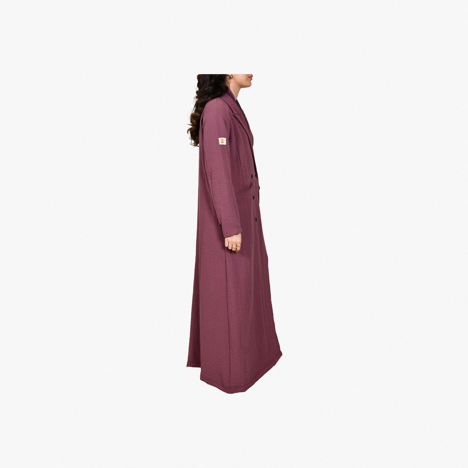 Purple Suit Abaya From Darzah - WECRE8