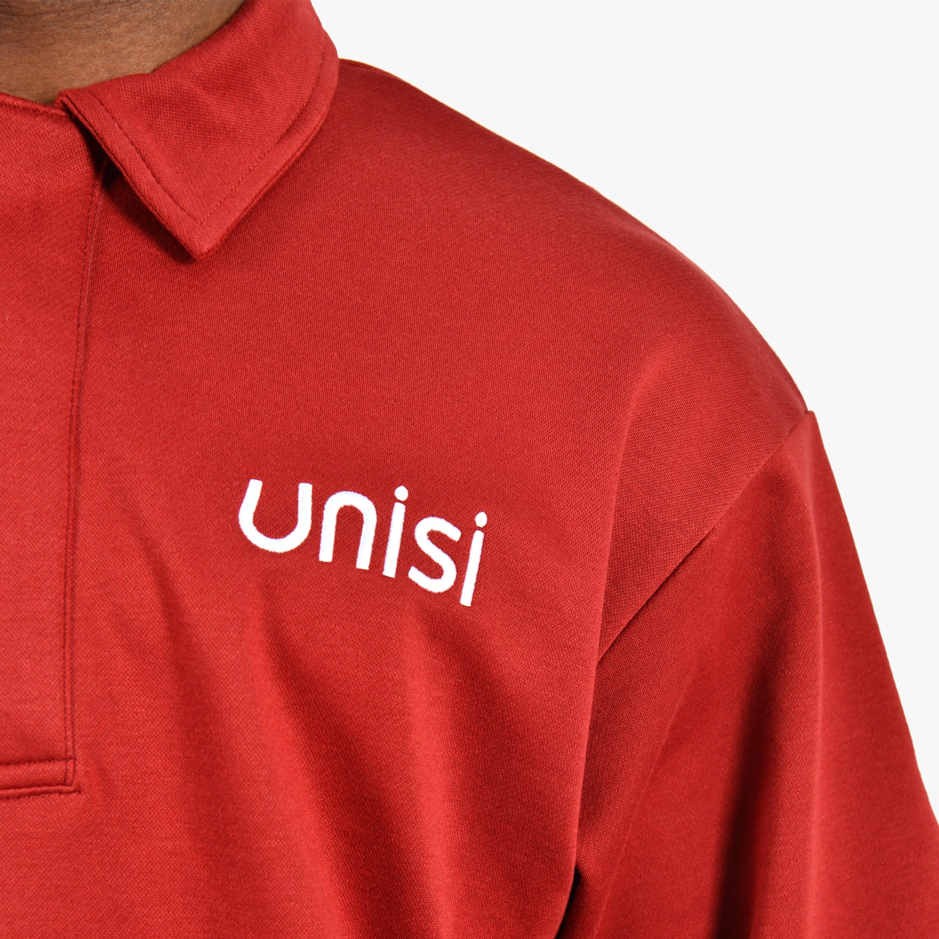 Red & Gray Polo Shirt From Unisi - WECRE8