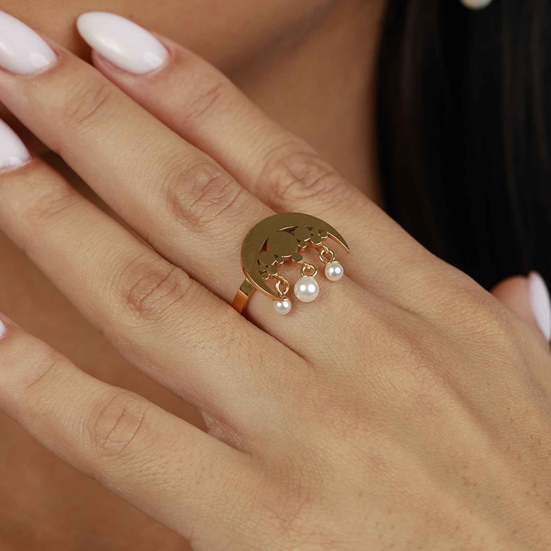 Noor Gold Ring From Le-Soleil