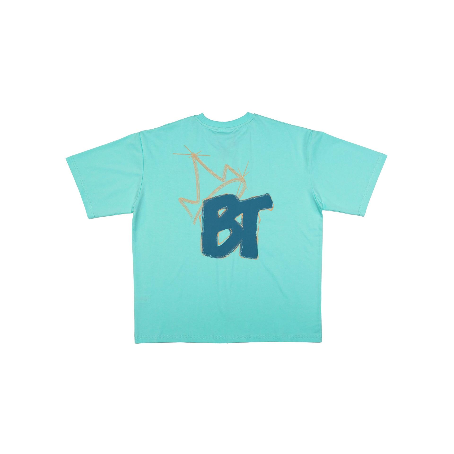 Turquoise T-shirt "Crown" by Brandtionary - WECRE8