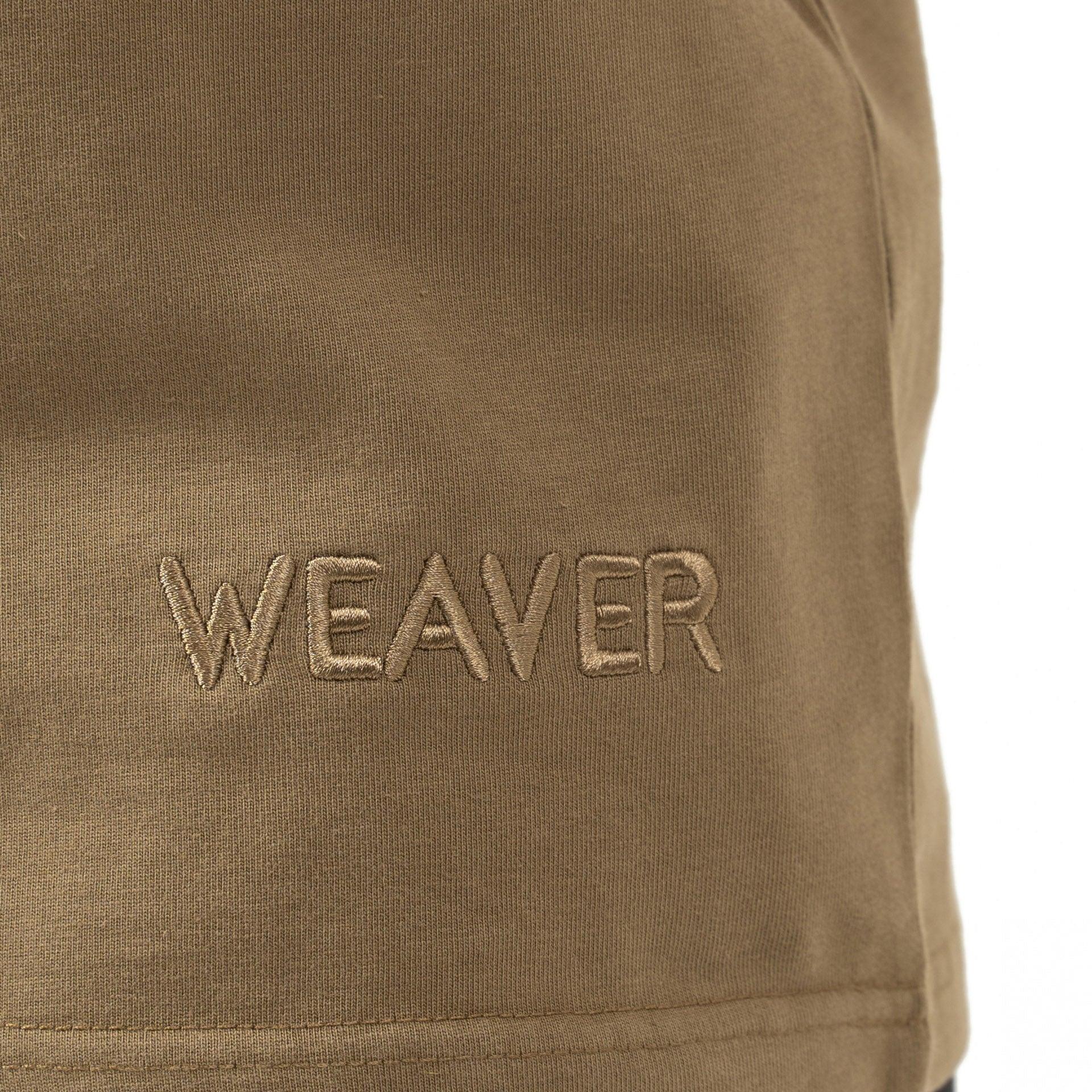 Washed Brown Cotton T-shirt By Weaver Design - WECRE8