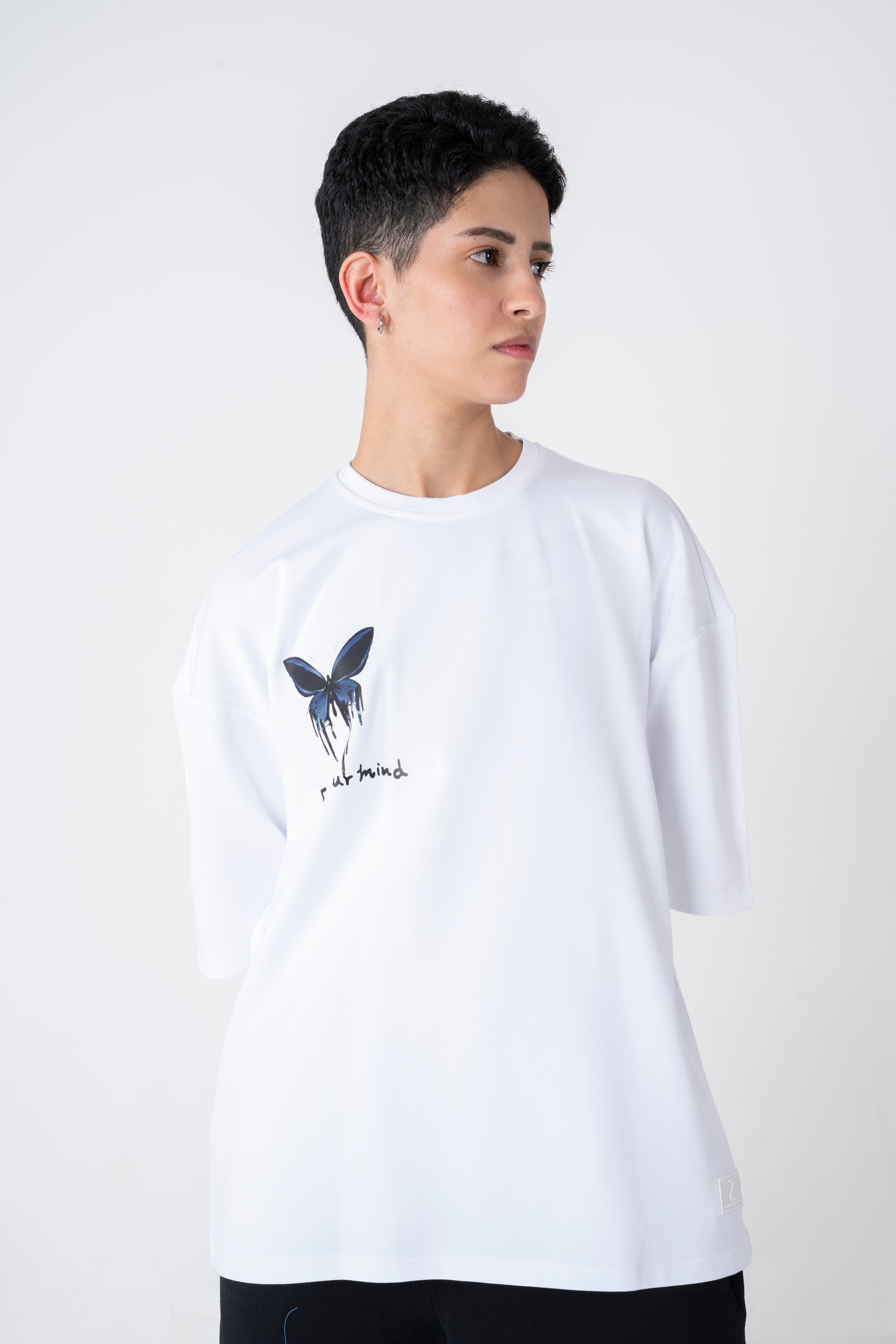 White Butterfly T-shirt From Z Brand (Copy) TEST - WECRE8