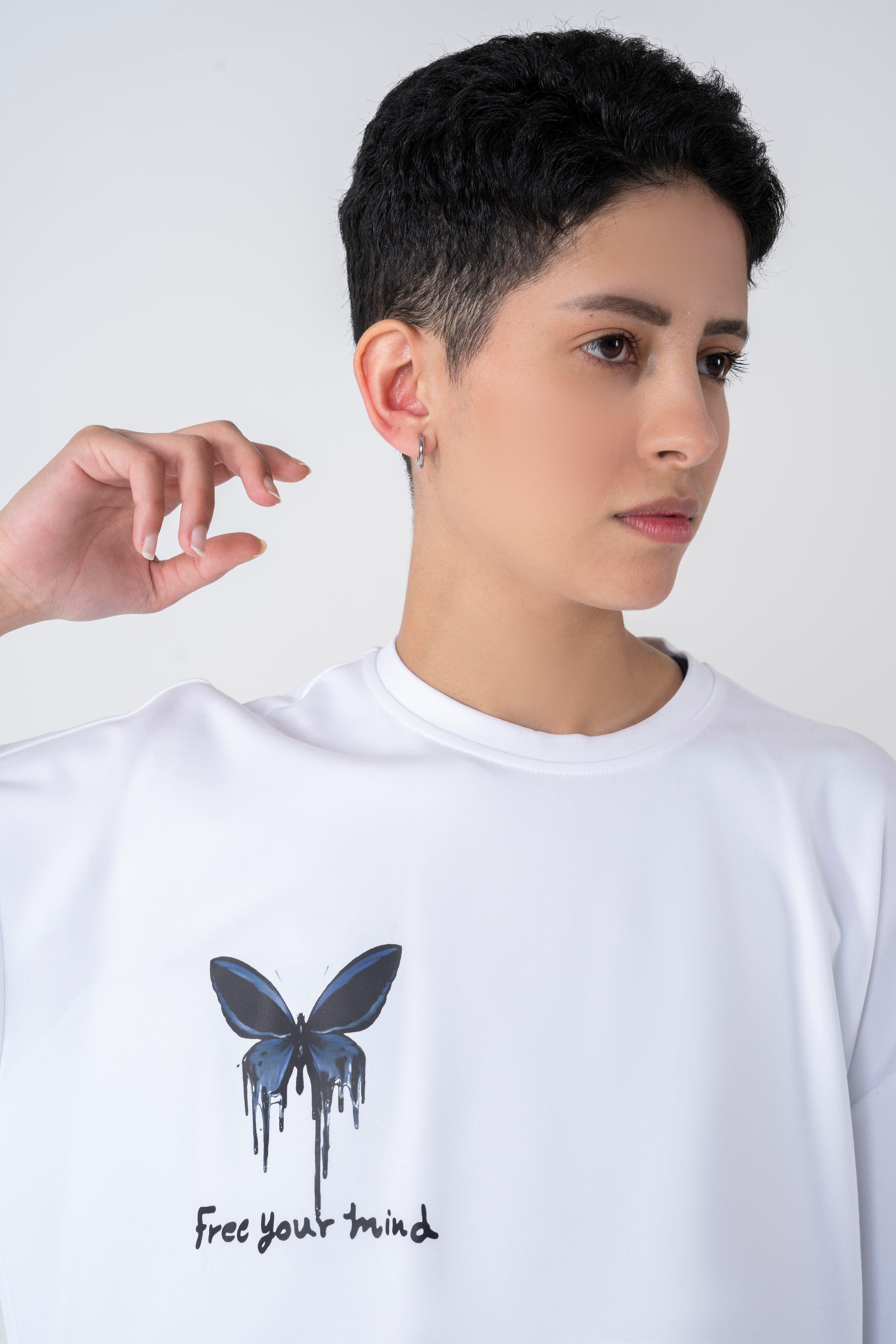 White Butterfly T-shirt From Z Brand (Copy) TEST - WECRE8