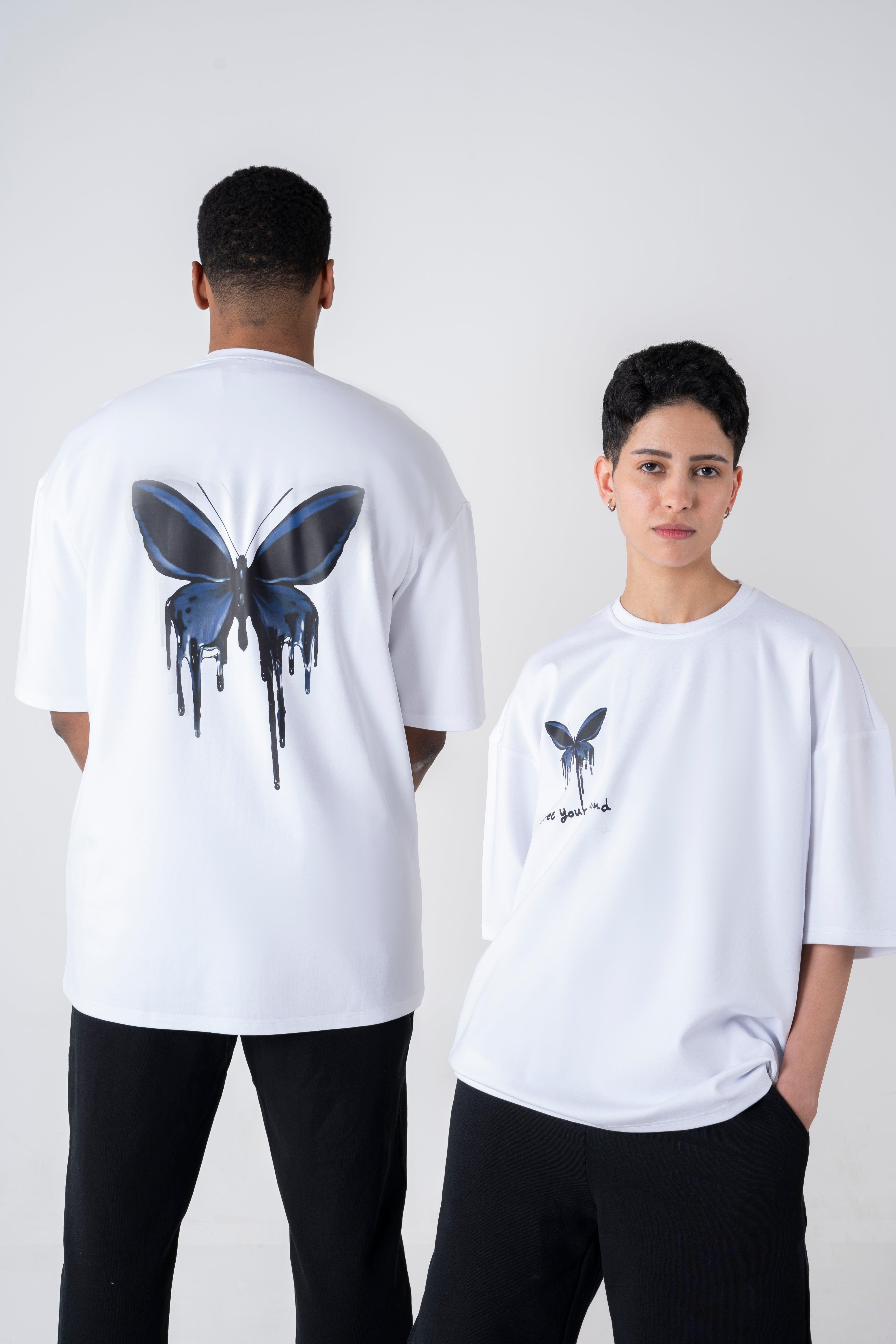 White Butterfly T-shirt From Z Brand (Copy) TEST - WECRE8