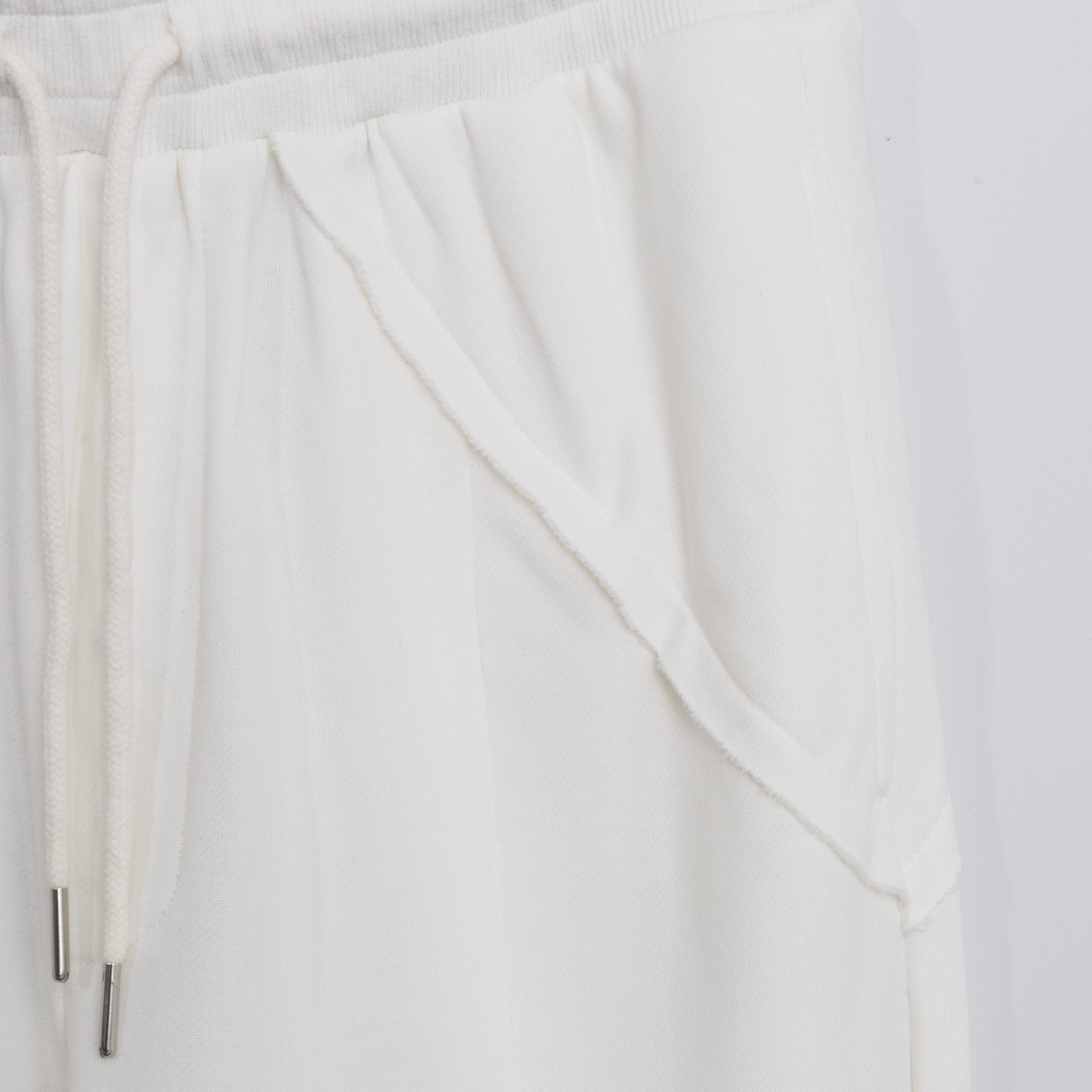 White cotton flared trousers From Invert - WECRE8