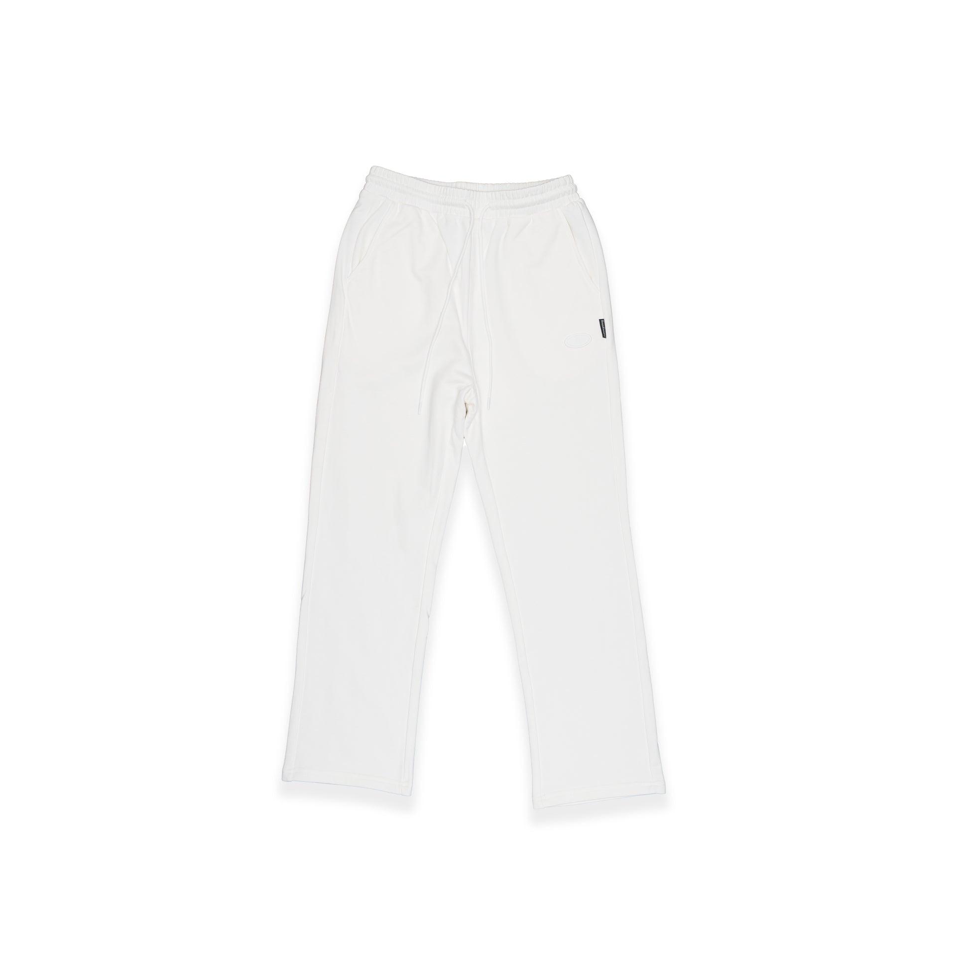 White Cotton Sweatpants by Brandtionary - WECRE8