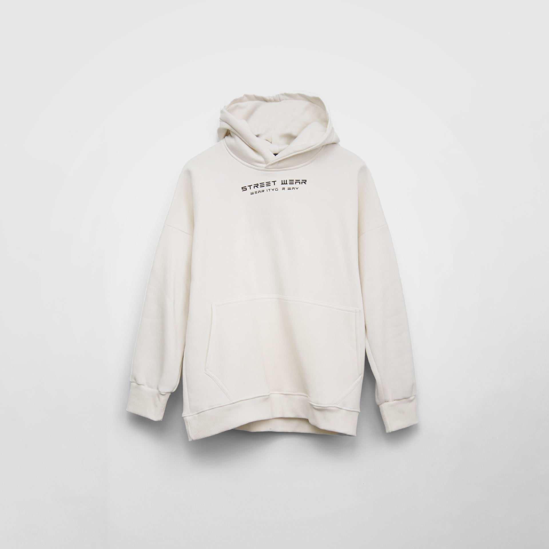 White Hoodie From Street Wear - WECRE8
