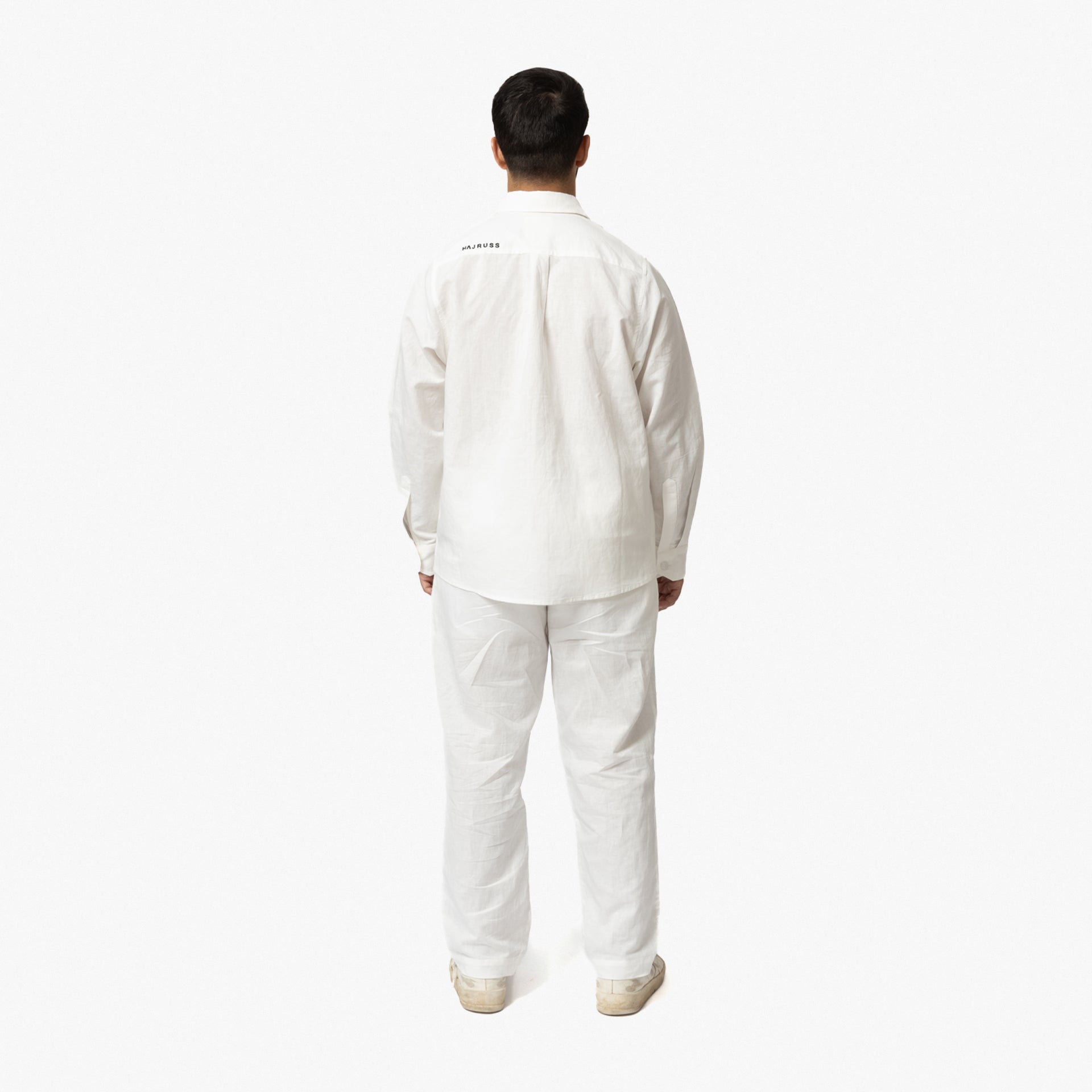 White Long Sleeve Shirt By Hajruss - WECRE8