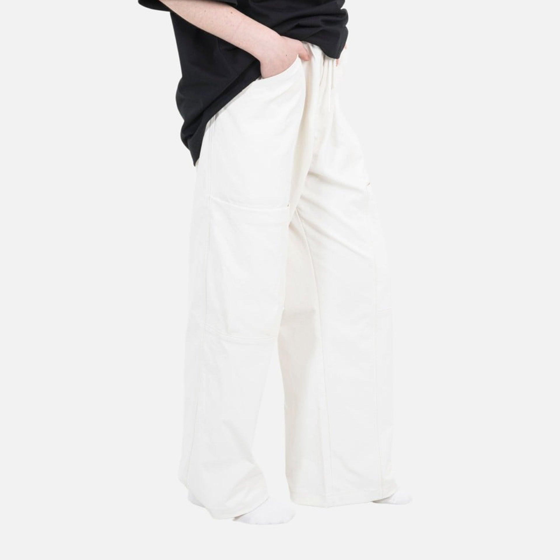 White Pants With Side Pockets By Dracaena Cinnabari - WECRE8