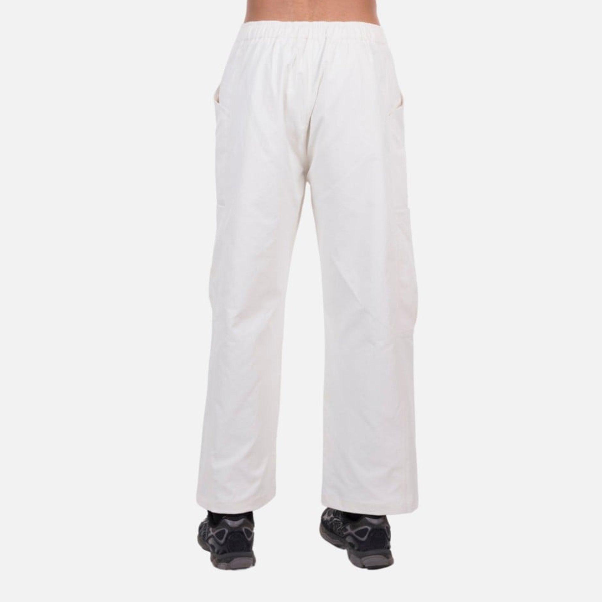 White Pants With Side Pockets By Dracaena Cinnabari - WECRE8