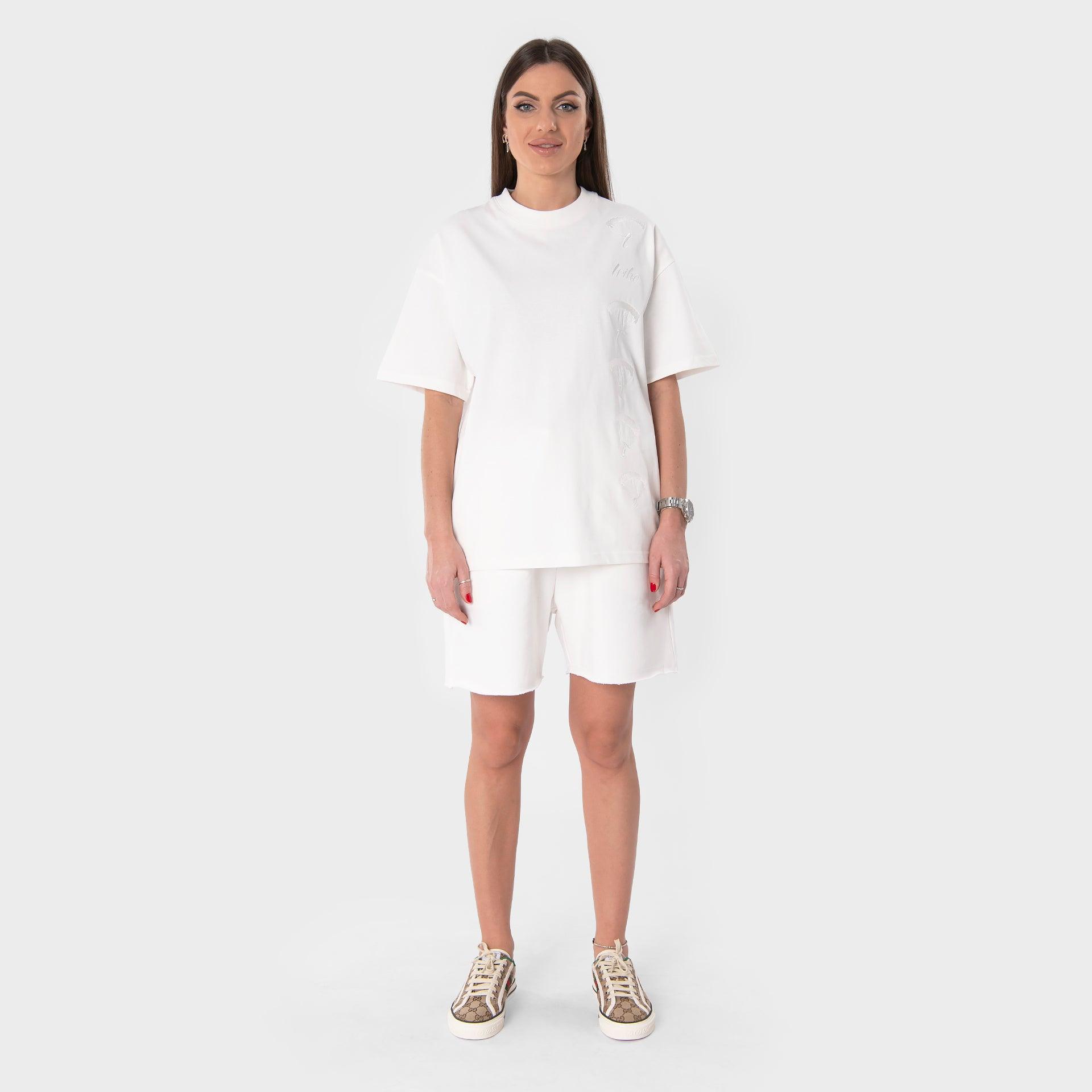 White Parachute T-shirt From Tribe - WECRE8