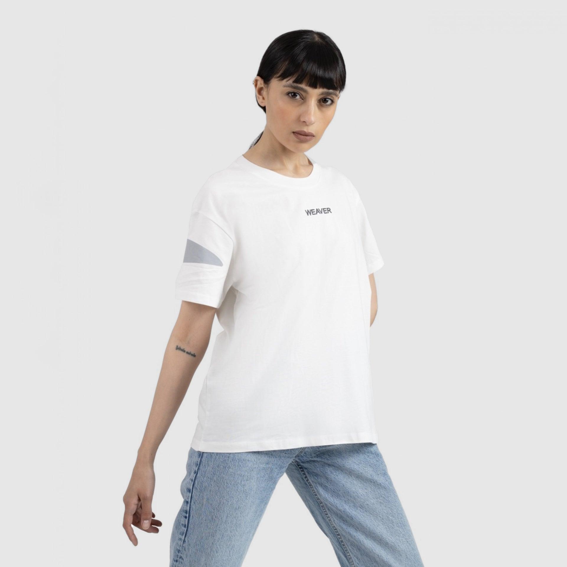 White Scissors T-shirt From Weaver Design - WECRE8